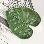 Spoon Rest - Non-Slip Ceramic Leaf