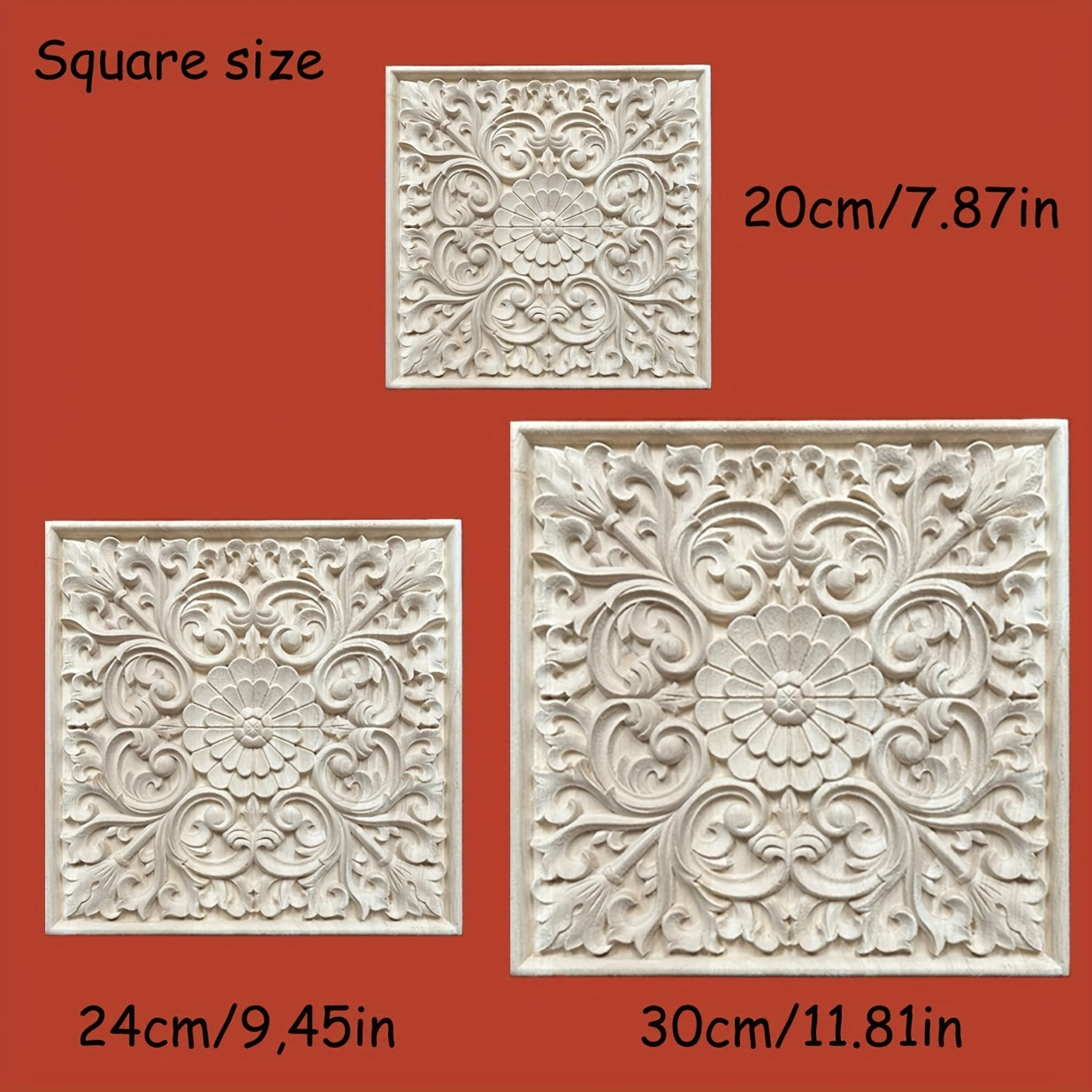 Wall Decor - Wooden Large Square