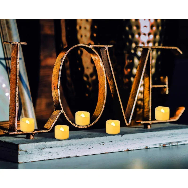 Tea Lights - Flameless LED White 12 Pack