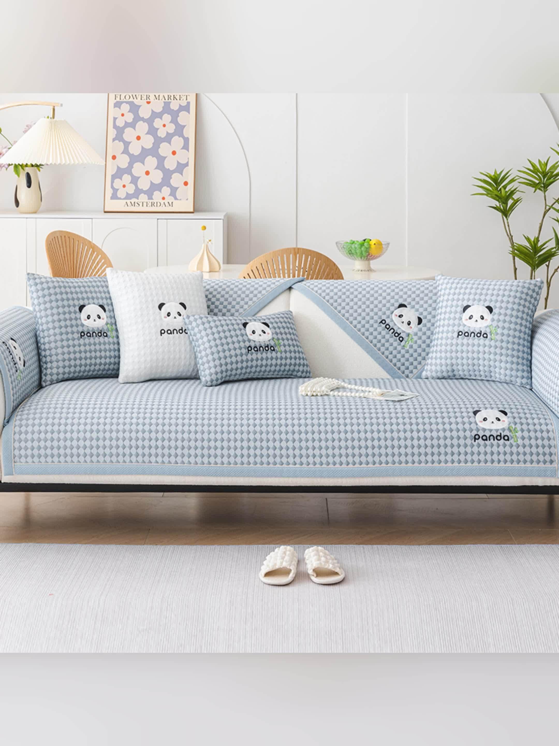 Waterproof Couch Cover, Non-Slip Panda Pattern Sofa Cover topspet