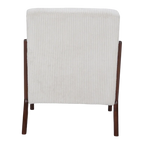Mid-Century Modern Accent Chair, Arm Chair Living Room Chairs with Pillow Upholstered Reading Chair with Solid Wood Frame & Living Room Bedroom Balcony (beige) Streamdale Furniture