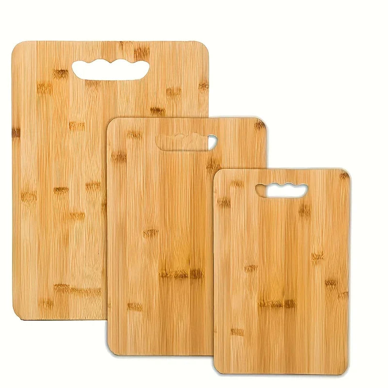 Cutting Board - Non-Toxic Bamboo 3pcs Set