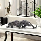 Figurine - Decorative Black White Animal, back view - House Of Avana