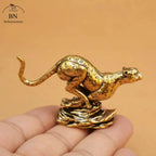 Elegant Cheetah Figurine, angled view - House Of Avana