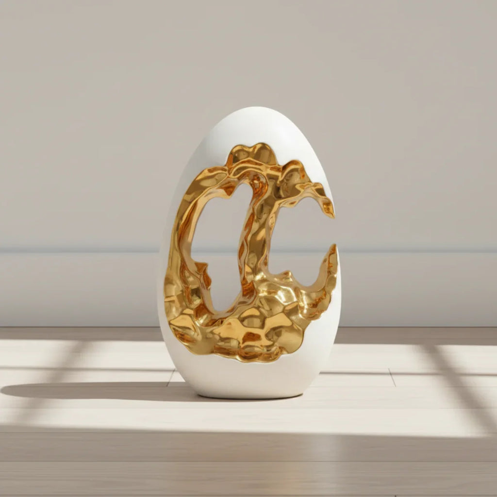 Figurine - Modern Ceramic White
