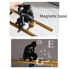 Fantasy Figurine Sculpture - Unique Indoor Ladder Decor, angled view - House Of Avana