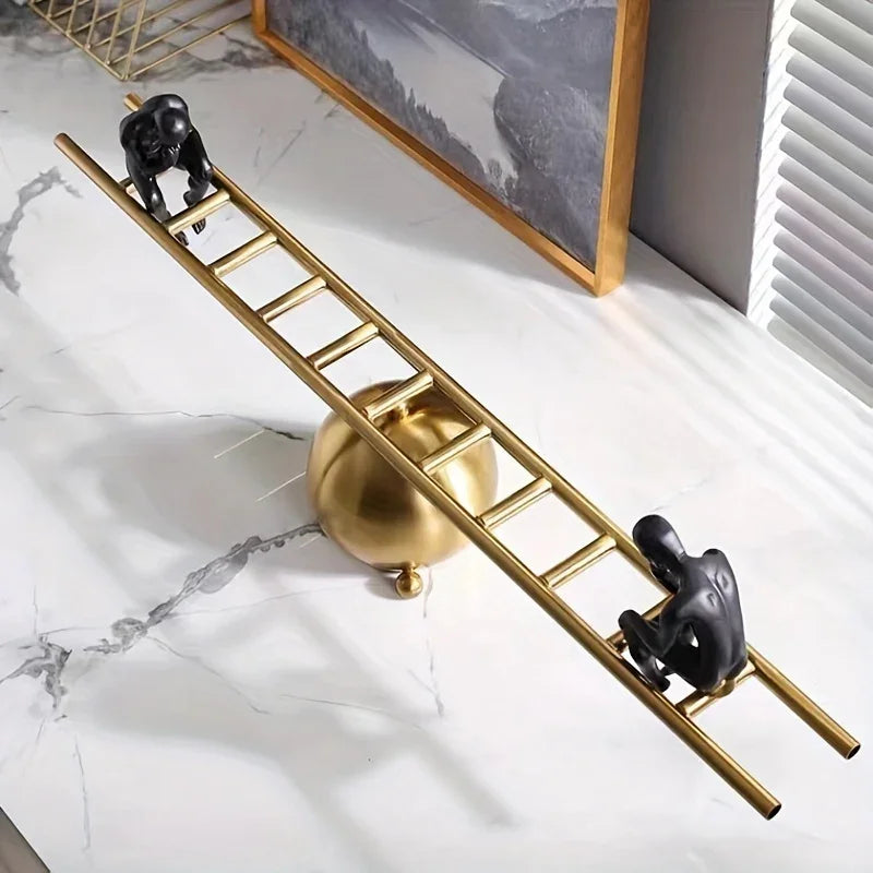 Fantasy Figurine Sculpture - Unique Indoor Ladder Decor, detail shot - House Of Avana