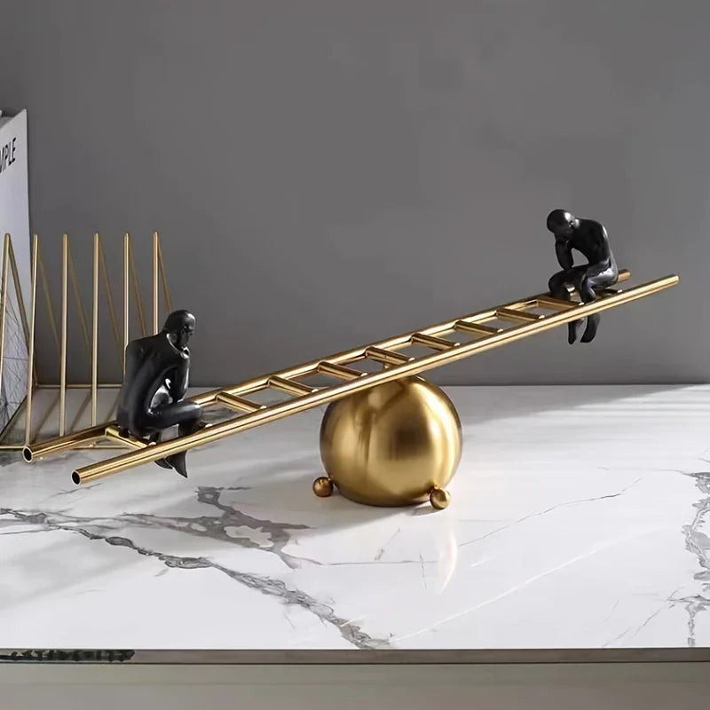 Fantasy Figurine Sculpture - Unique Indoor Ladder Decor, lifestyle image - House Of Avana