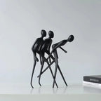 Modern Figurine - Luxury Miniature Sculpture, angled view - House Of Avana