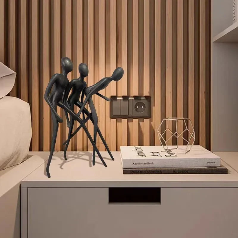 Modern Figurine - Luxury Miniature Sculpture, top view - House Of Avana