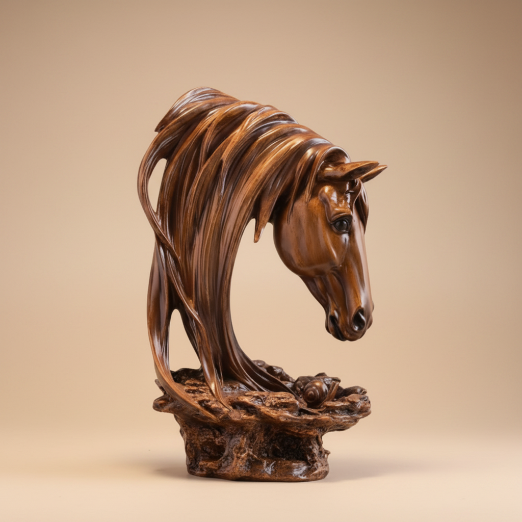 Horse Head - Decorative Figurine 12-Inch