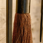 4 Piece Black Iron Fireplace Tool Set Decor Steals
