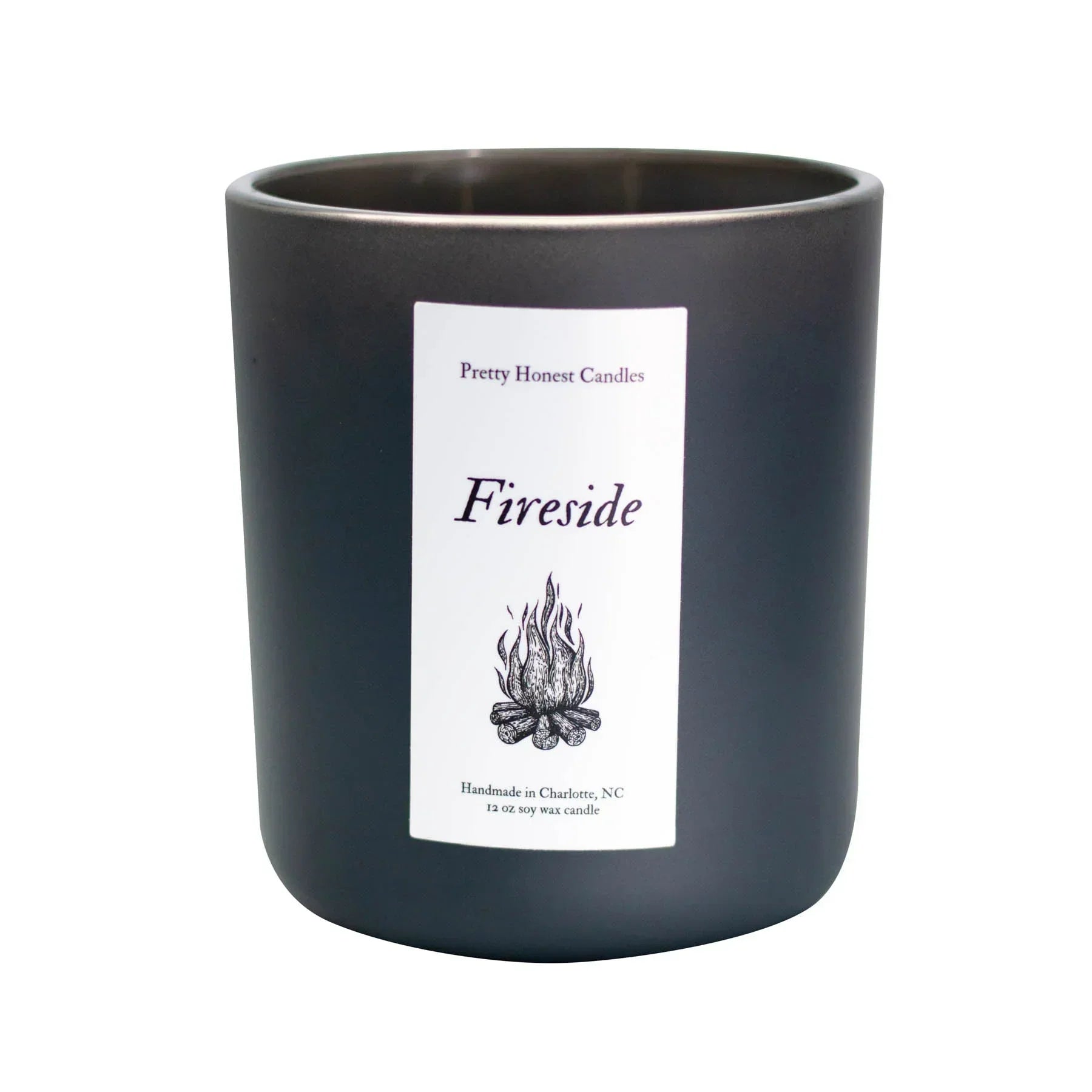 Fireside Soy Candle | Double Wick Fall Candle Pretty Honest Candles