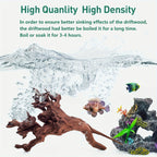 S Natural Large Driftwood for Aquarium Decor, Sinking Wood Fish Tank Decor for Aquarium, Reptile Tank - House Of Avana