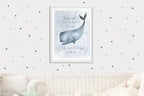 "just Count All the Fish in the Sea" - Baby Ocean Whale Set - Luster Paper Nursery Wall Art Prints, back... - House Of Avana