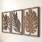 Geometric metal 2D wall sculpture, flat modern design - House of Avana