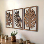 Geometric metal 2D wall sculpture, flat modern design - House of Avana