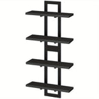 Floating Shelves, 15 Inch Office bookshelf Set of 2, for Living Room, Bedroom, Bathroom, Kitchen, Black House Of Avana