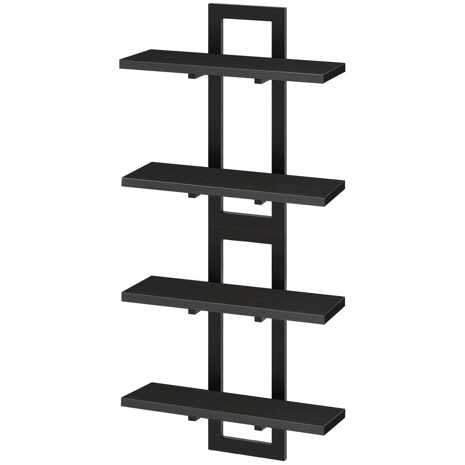 Floating Shelves, 15 Inch Office bookshelf Set of 2, for Living Room, Bedroom, Bathroom, Kitchen, Black House Of Avana