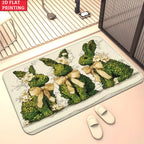 Floor Mat - Non-Slip Microfiber Bunny