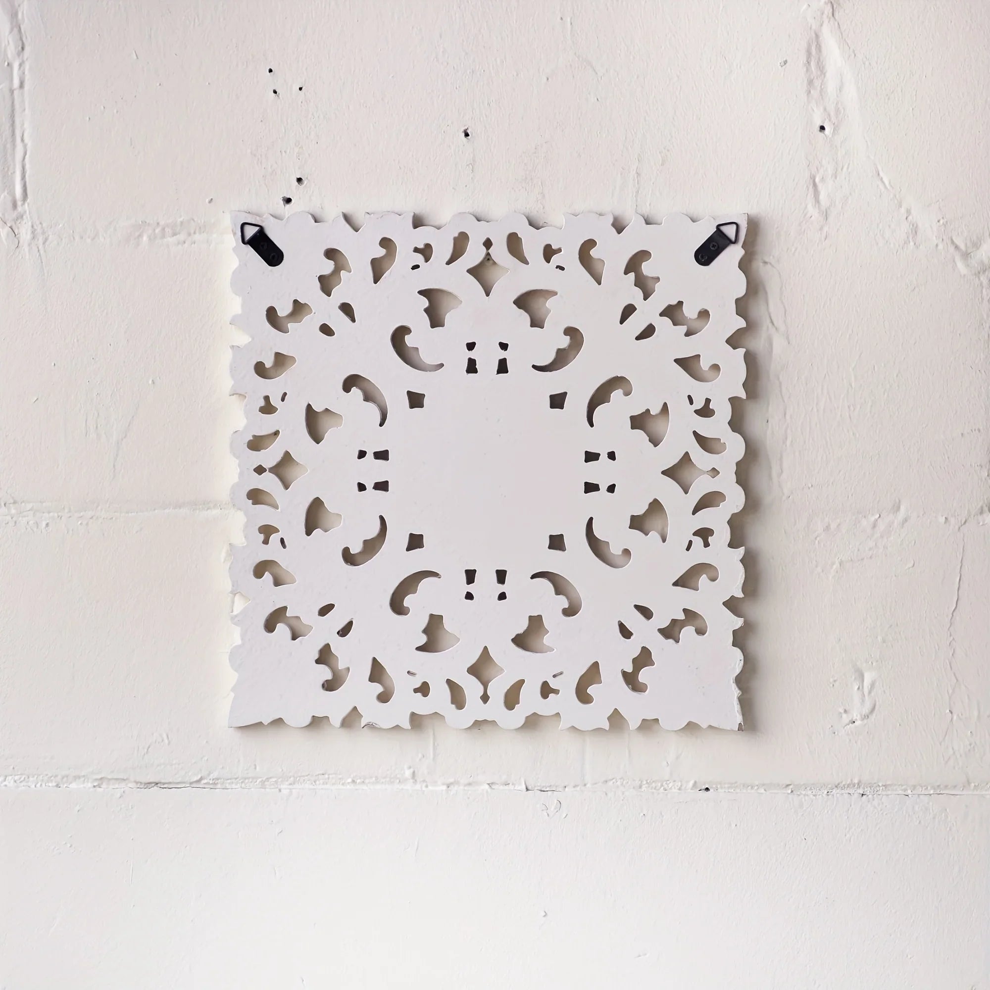 Vintage Floral Wall Hanging Decor - Ornate Floral Patterns, Artificial/recycled Wood - Living Room,... - House Of Avana