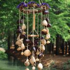 "Floral Harvest Chime" Vine Wreath Seed Chime