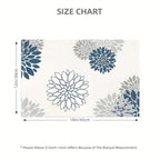 S/1 Set Linen Placemats, Floral Pattern Placemats, Table Decor, Home Decor, Party Catering Decor,... - House Of Avana