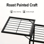 6-tier Metal Garden Cart Stand Iron Plant Rack Home Porch Flower Display Holder - House Of Avana