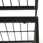 6-tier Metal Garden Cart Stand Iron Plant Rack Home Porch Flower Display Holder, lifestyle image - House Of Avana