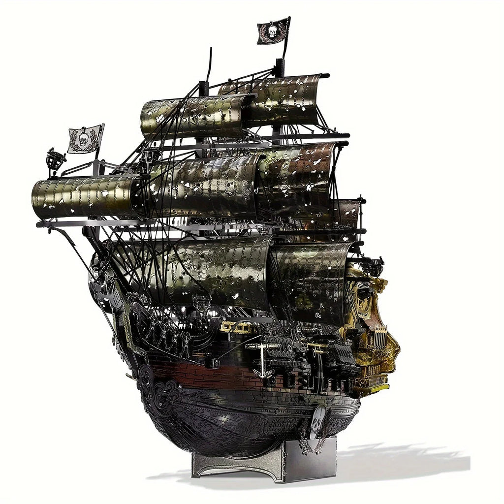 Adult Metal 3D Puzzle, Flying Dutchman Pirate Ship Model Kit, 3D Ship Model Building Kit, DIY Craft Kit, Suitable for Family Time, Difficult 3D Puzzle, Exquisite Birthday Gift House Of Avana