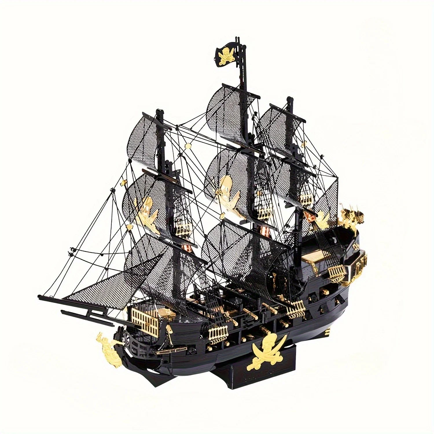 Adult Metal 3D Puzzle, Flying Dutchman Pirate Ship Model Kit, 3D Ship Model Building Kit, DIY Craft Kit, Suitable for Family Time, Difficult 3D Puzzle, Exquisite Birthday Gift House Of Avana