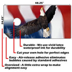 Flying Eagle - Cornhole Board Wrap - Set of 2 Lone Star Art