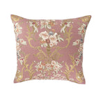 Fontainebleau Embroidered Linen Throw Pillow Cover 18 X 18