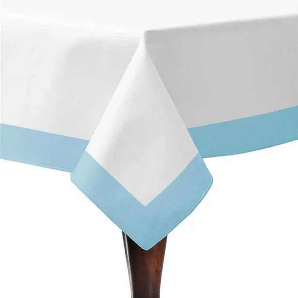 Border Frame Poly Cotton Table Cloth - House Of Avana