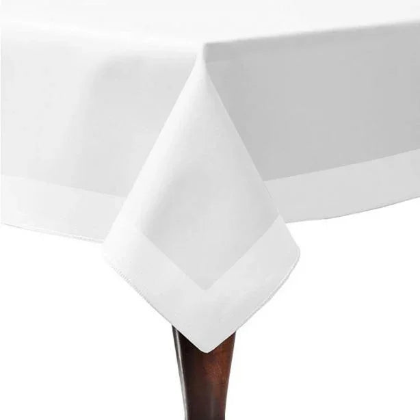 Border Frame Poly Cotton Table Cloth - House Of Avana
