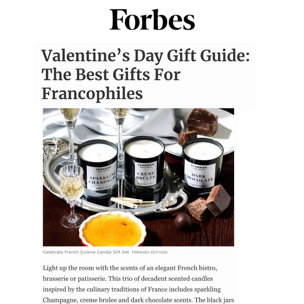 France: Celebrate French Cuisine Candle Gift Set Fernweh Editions