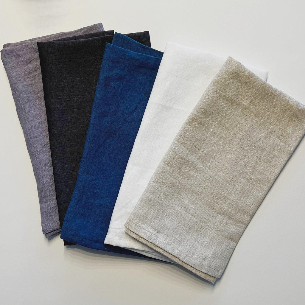 French Linen Napkin - Set of 4 Tea + Linen