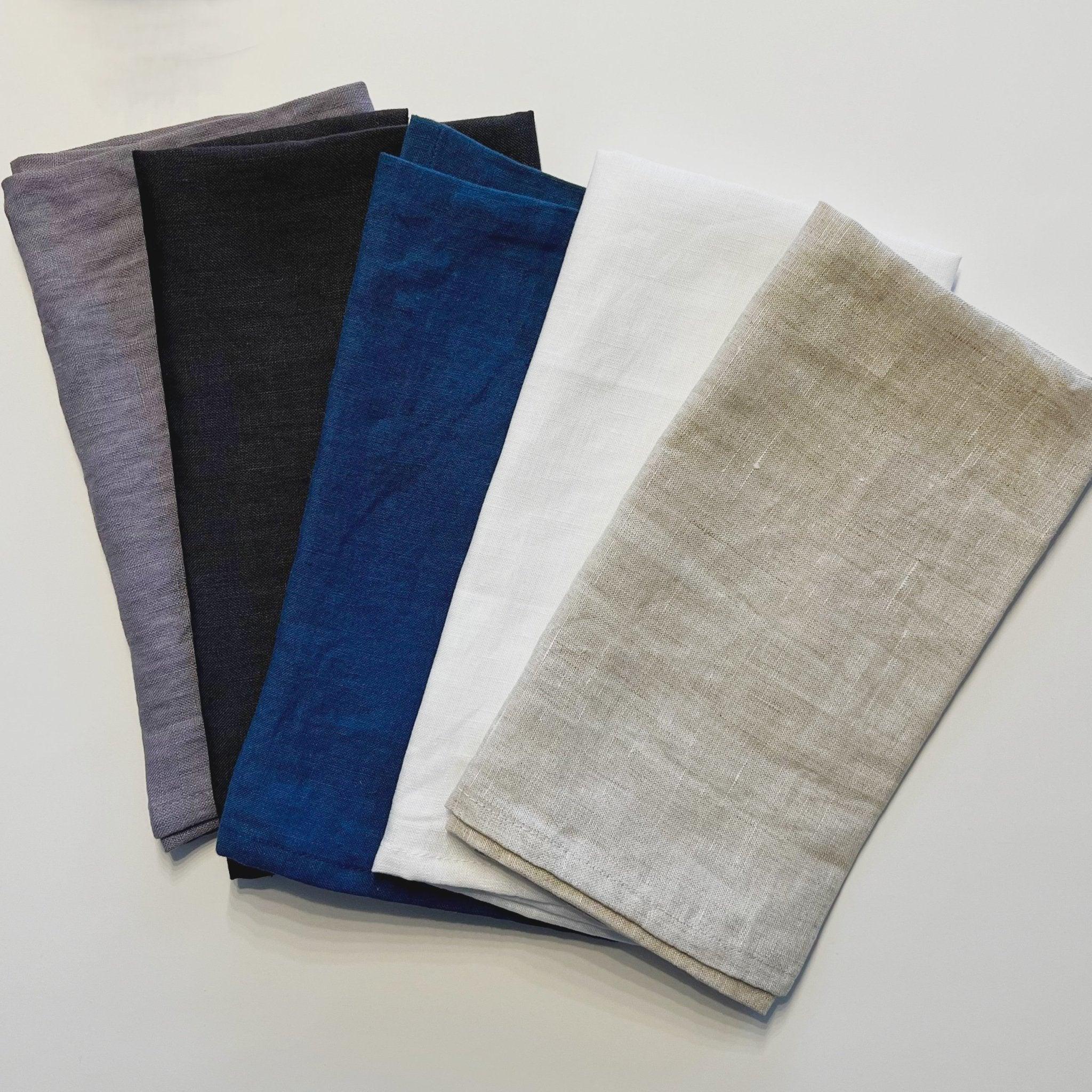 French Linen Napkin - Set of 4 Tea + Linen
