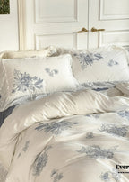 French White Lace Ruffle Bedding Set Ever Lasting