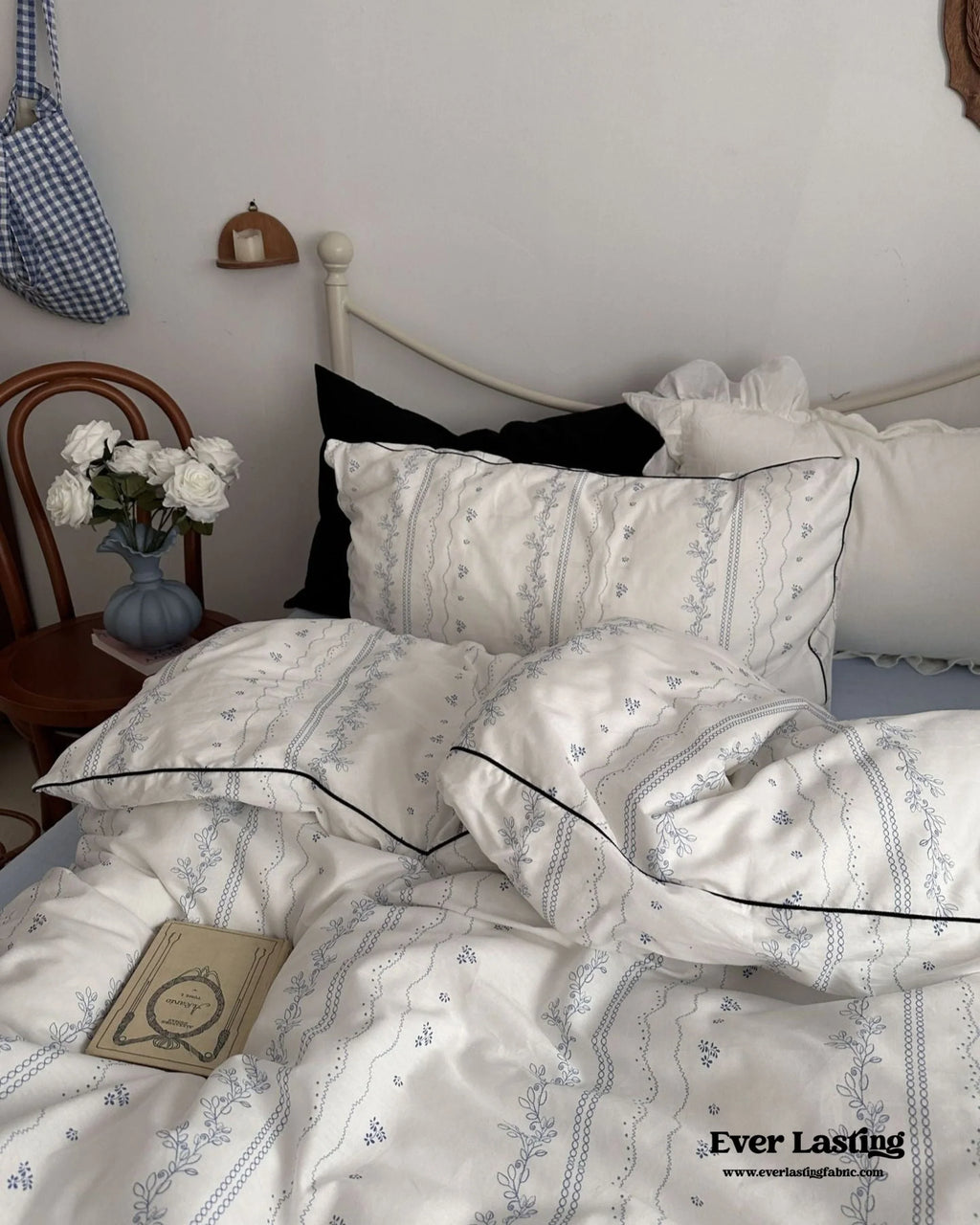 Fresh Jasmine Floral Bedding Set Ever Lasting