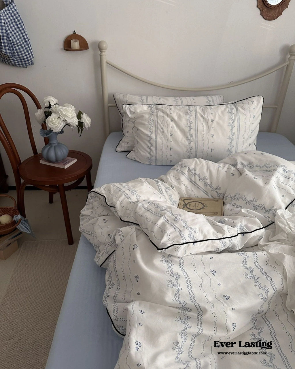 Fresh Jasmine Floral Bedding Set Ever Lasting