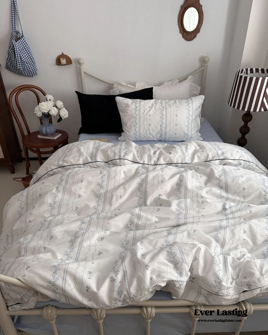 Fresh Jasmine Floral Bedding Set Ever Lasting