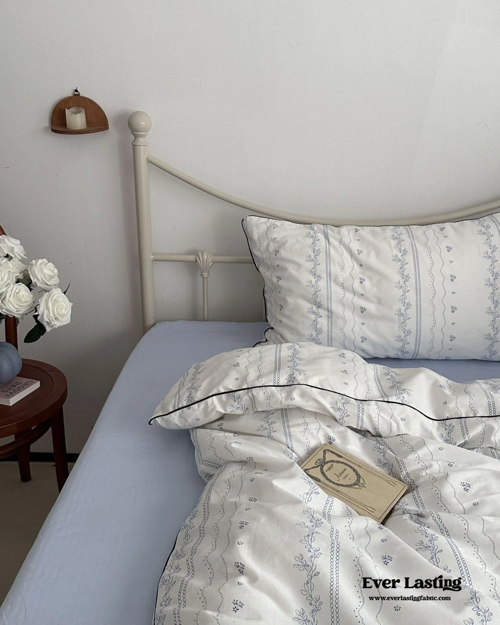 Fresh Jasmine Floral Bedding Set Ever Lasting