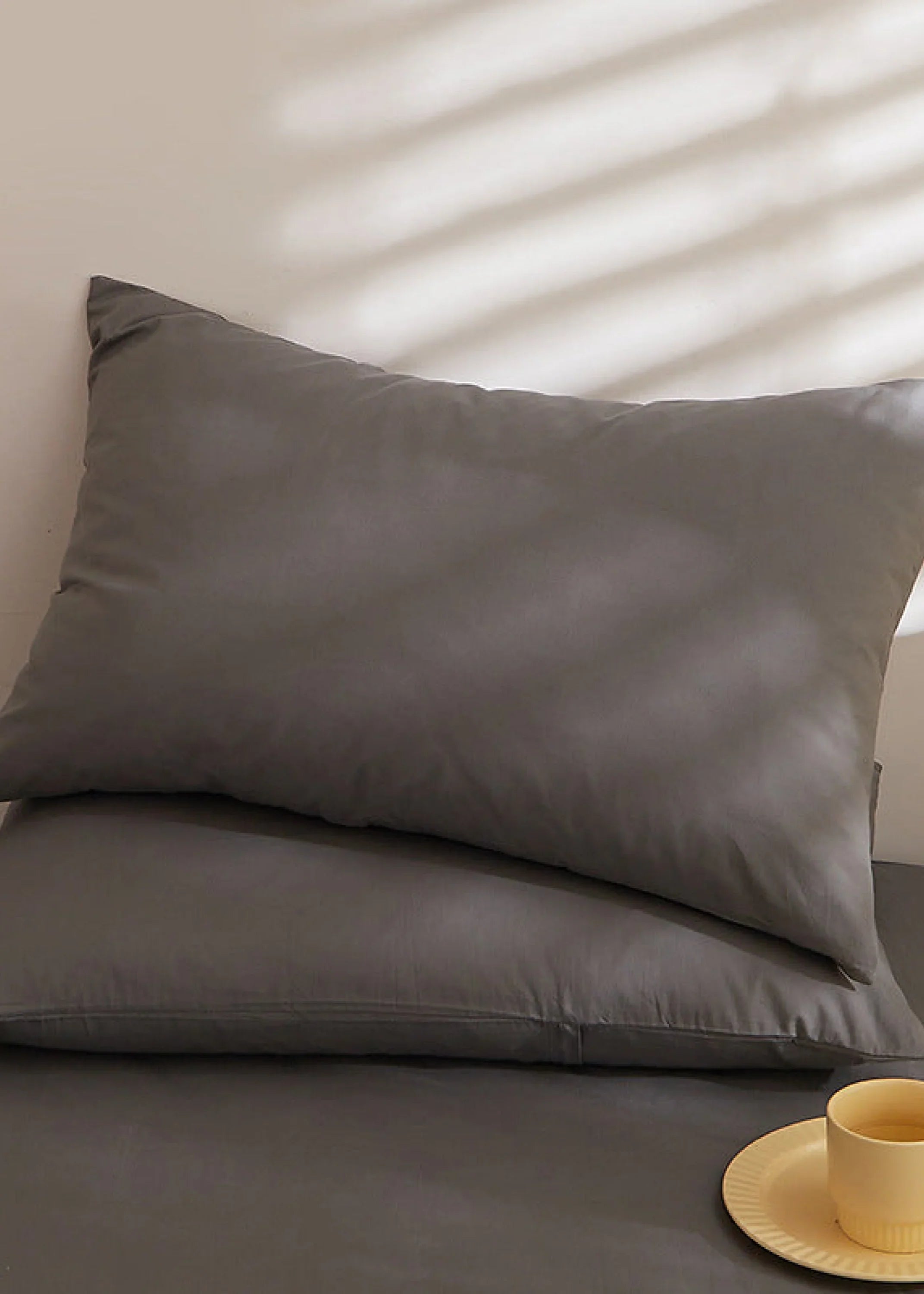 Fresh Plaid Washed Cotton Pillowcases Ever Lasting