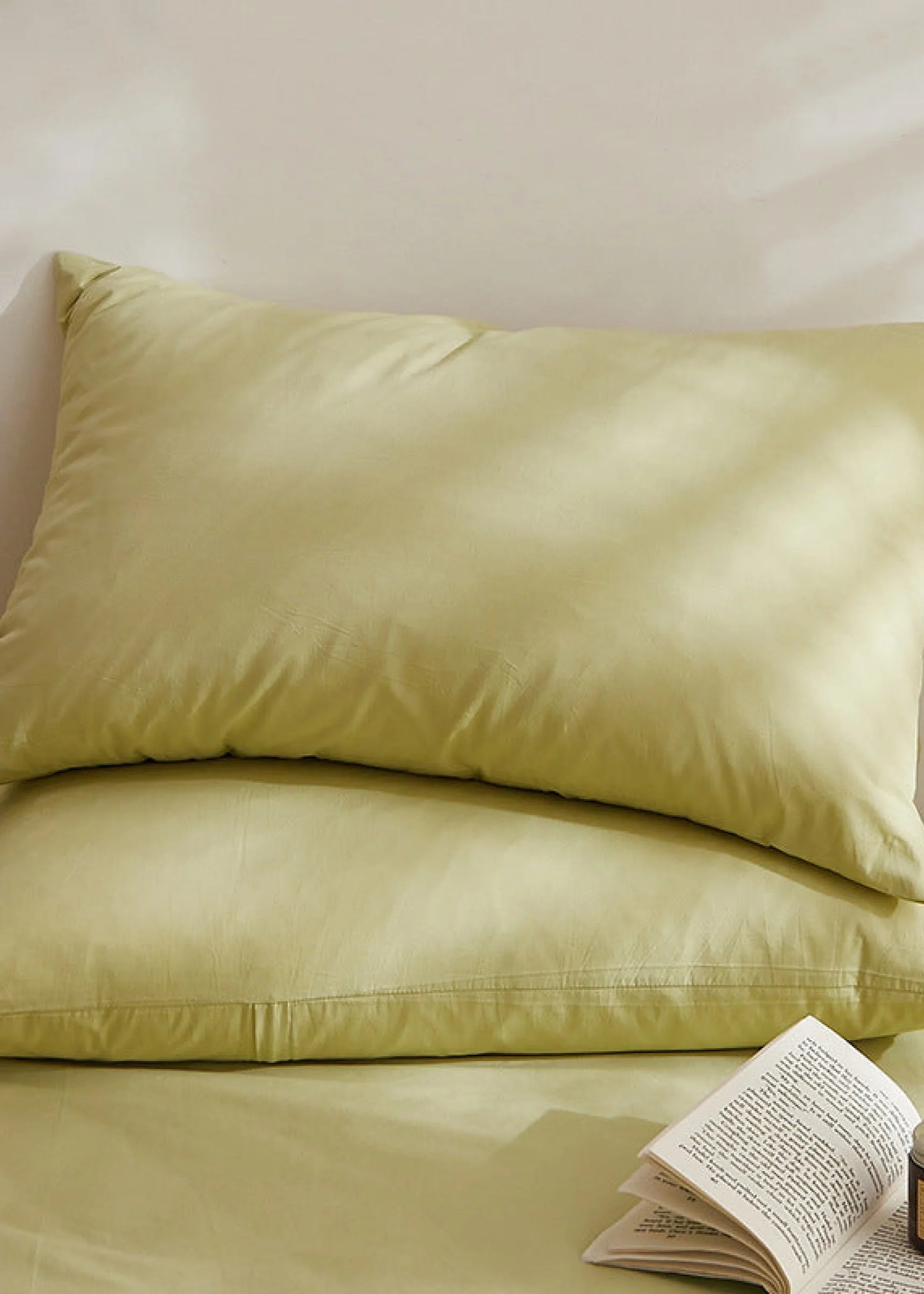 Fresh Plaid Washed Cotton Pillowcases Ever Lasting
