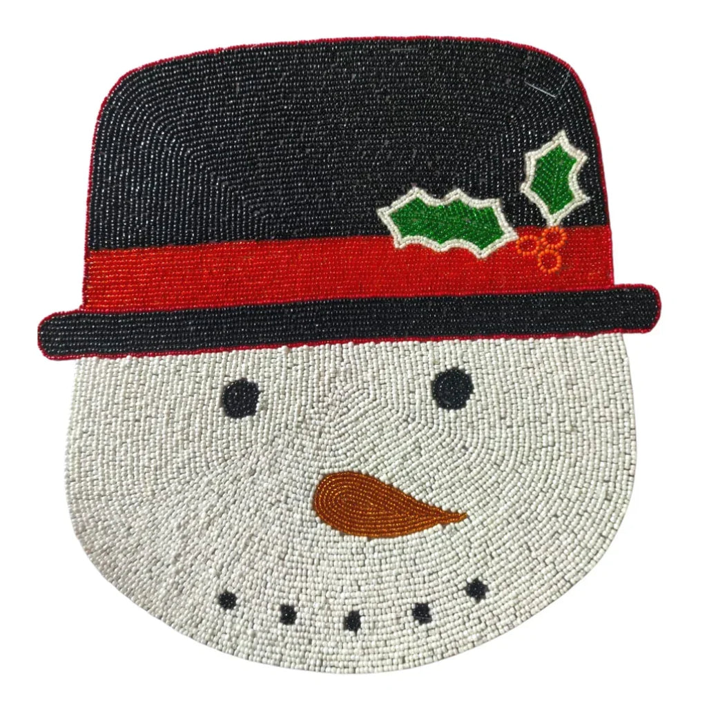 Frosty Snowman Placemat, Christmas Placemat, Snowman Placemat Payton James