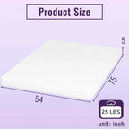 Full size 5-inch Charcoal Infused Memory Foam Mattress with Removable Cover