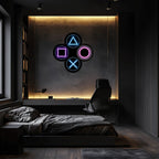 Gamer Plexiglass Neon Art, Gamer Neon Sign, Neon Light Sign, Neon Wall Art Peony Atelier