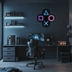 Gamer Plexiglass Neon Art, Gamer Neon Sign, Neon Light Sign, Neon Wall Art Peony Atelier