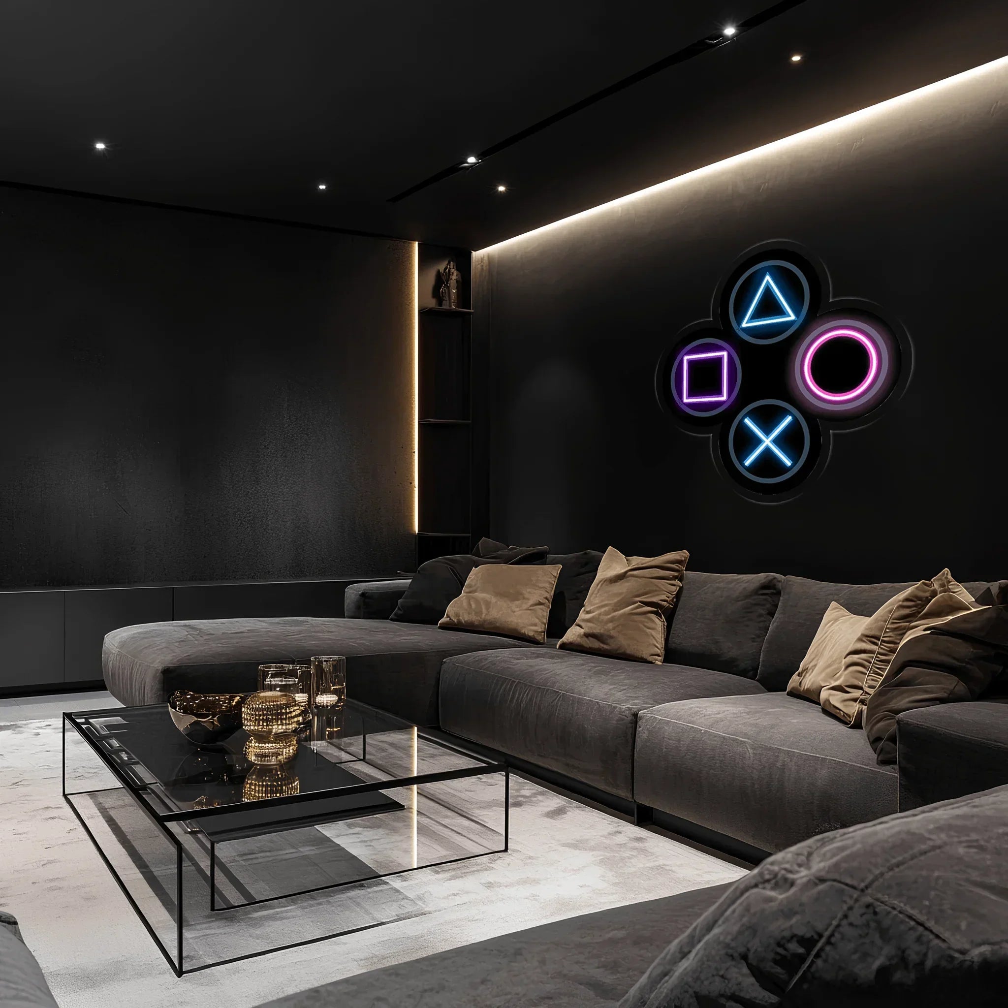 Gamer Plexiglass Neon Art, Gamer Neon Sign, Neon Light Sign, Neon Wall Art Peony Atelier